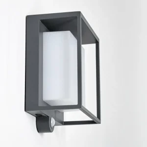 hofstein Applique murale d'extérieur Lansing LED Anthracite, 1 lumière, Détecteur de mouvement* Lampes Modernes