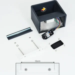 hofstein Applique murale d'extérieur Tématou LED Noir, 1 lumière* Lampes Modernes
