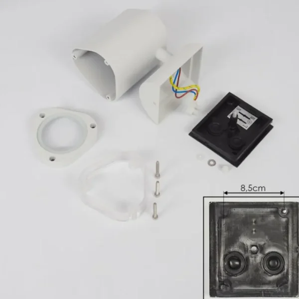 hofstein Applique murale d'extérieur Amyton Blanc, 1 lumière* Lampes Modernes