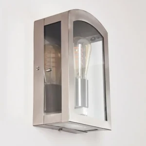 hofstein Applique murale d'extérieur Chipola Acier inoxydable, 1 lumière* Lampes Modernes