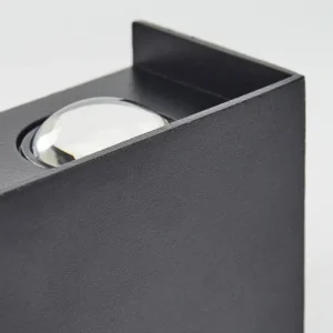 hofstein Applique murale d'extérieur Morenos LED Anthracite, Blanc, 6 lumières* Lampes Modernes