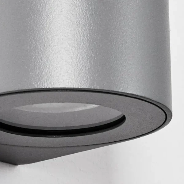 hofstein Applique murale d'extérieur Mora LED Gris, 2 lumières* Lampes Modernes