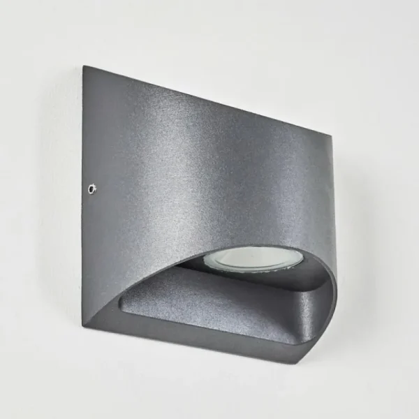 hofstein Applique murale d'extérieur Vikom LED Anthracite, 2 lumières* Lampes Modernes
