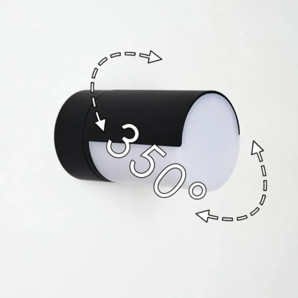 hofstein Applique murale d'extérieur Baulund LED Noir, 1 lumière* Lampes Modernes