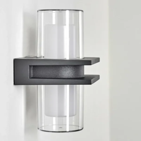 hofstein Applique murale d'extérieur Kekenis LED Anthracite, 1 lumière* Lampes Modernes