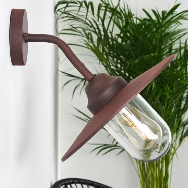 hofstein Applique murale d'extérieur Mijas Rouille, 1 lumière* Lampes Modernes