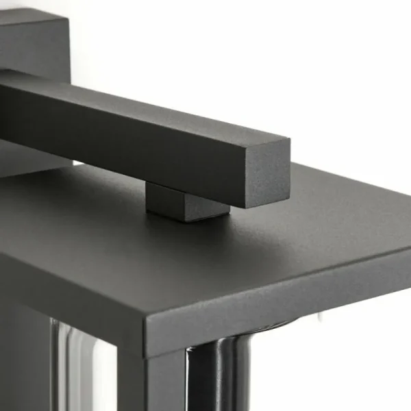 hofstein Applique murale d'extérieur Parkkola Anthracite, 1 lumière, Détecteur de mouvement* Lampes Modernes