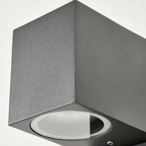 hofstein Applique murale d'extérieur Kingstown Anthracite, Transparent, 1 lumière, Détecteur de mouvement* Lampes Modernes