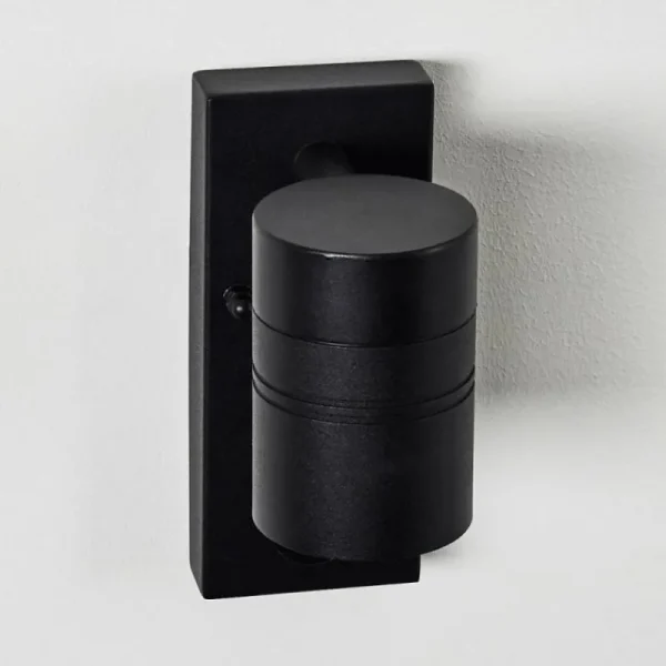 hofstein Applique murale d'extérieur Froslev LED Noir, 1 lumière, Détecteur de mouvement* Lampes Modernes