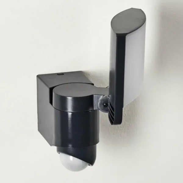 hofstein Applique murale d'extérieur Larvik LED Anthracite, 1 lumière, Détecteur de mouvement* Lampes Modernes