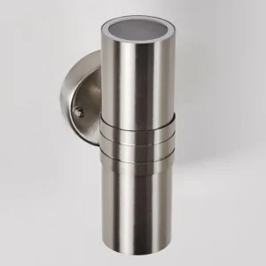 hofstein Applique murale d'extérieur Satava LED Chrome, 1 lumière* Lampes Modernes