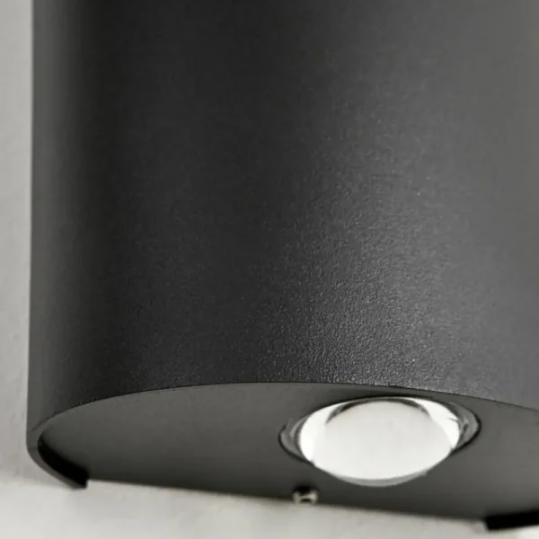 hofstein Applique murale d'extérieur Oiba LED Gris, 1 lumière* Lampes Modernes