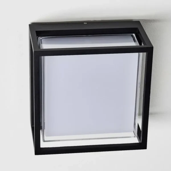 hofstein Applique murale d'extérieur Lysabild LED Noir, 1 lumière* Lampes Modernes