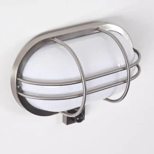 hofstein Applique murale d'extérieur Belmopan Acier inoxydable, 1 lumière, Détecteur de mouvement* Lampes Modernes