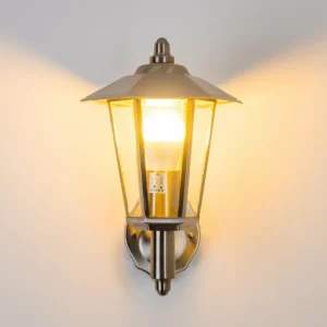 hofstein Applique murale d'extérieur Moskau Acier inoxydable, 1 lumière* Lampes Modernes
