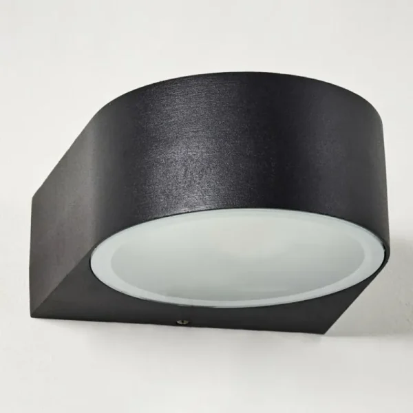 hofstein Applique murale d'extérieur Haderslev Noir, 1 lumière* Lampes Modernes