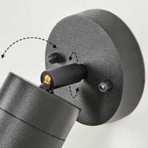 hofstein Applique murale d'extérieur Bessiebelle Noir, 1 lumière* Lampes Modernes