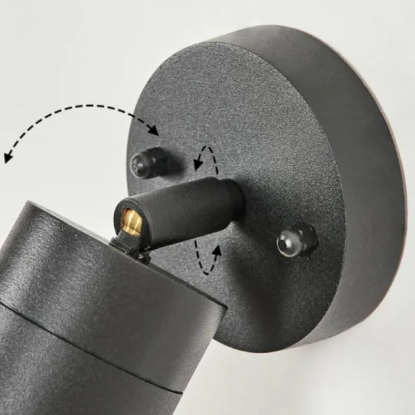 hofstein Applique murale d'extérieur Bessiebelle Noir, 1 lumière* Lampes Modernes