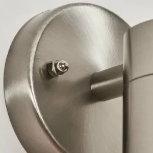 hofstein Applique murale d'extérieur Bessiebelle Acier inoxydable, Blanc, 1 lumière* Lampes Modernes