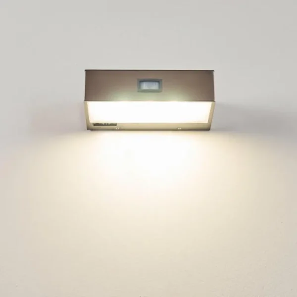 hofstein Applique murale d'extérieur LED Nickel mat, 1 lumière* Lampes Modernes