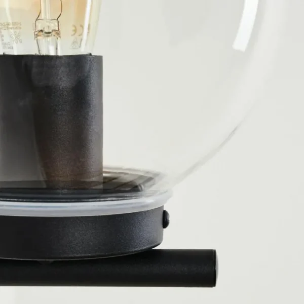 hofstein Applique murale d'extérieur Rombotten Noir, 1 lumière* Lampes Modernes