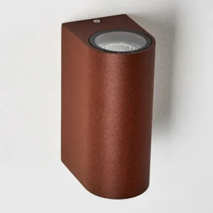 hofstein Applique murale d'extérieur Norrelogum Rouille, 2 lumières* Lampes Modernes