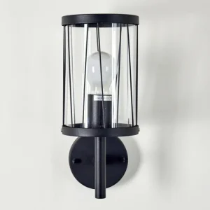 hofstein Applique murale d'extérieur Torsa Noir, 1 lumière* Lampes Modernes