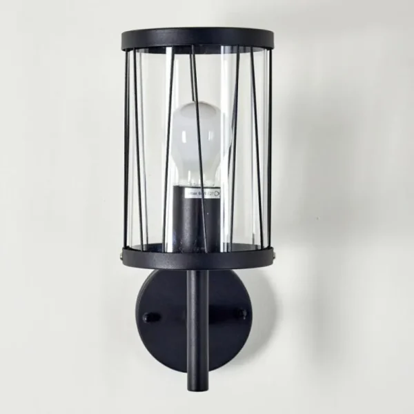 hofstein Applique murale d'extérieur Torsa Noir, 1 lumière* Lampes Modernes