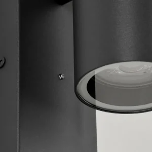 hofstein Applique murale d'extérieur Simola Anthracite, 2 lumières* Lampes Modernes