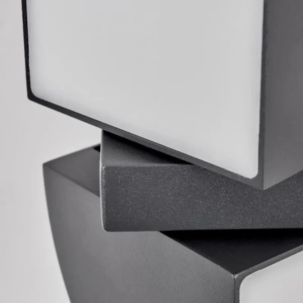 hofstein Applique murale d'extérieur Kontenga LED Anthracite, 2 lumières* Lampes Modernes