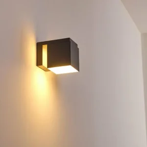 hofstein Applique murale d'extérieur Swanek LED Anthracite, 1 lumière* Lampes Modernes