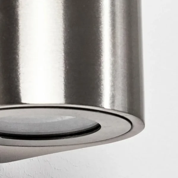 hofstein Applique murale d'extérieur Mora LED Acier inoxydable, 2 lumières* Lampes Modernes