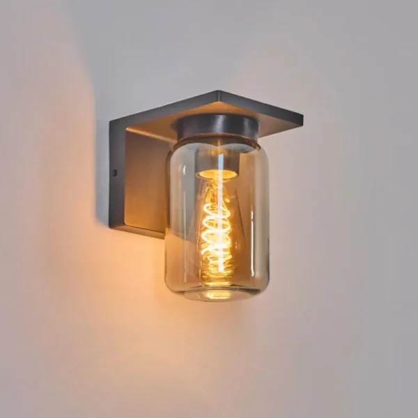 hofstein Applique murale d'extérieur Aquin Anthracite, 1 lumière* Lampes Modernes
