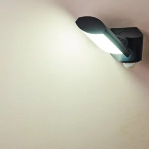 hofstein Applique murale d'extérieur Larvik LED Anthracite, 1 lumière, Détecteur de mouvement* Lampes Modernes
