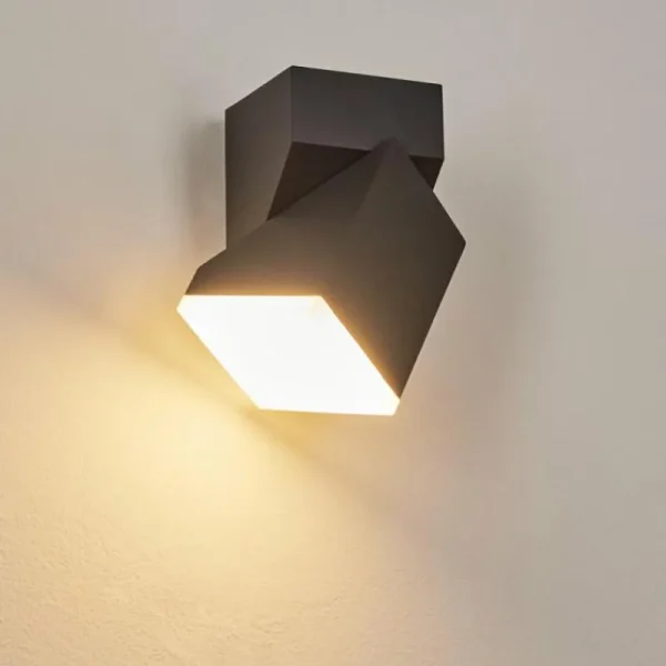 hofstein Applique murale d'extérieur Toogong LED Anthracite, 1 lumière* Lampes Modernes