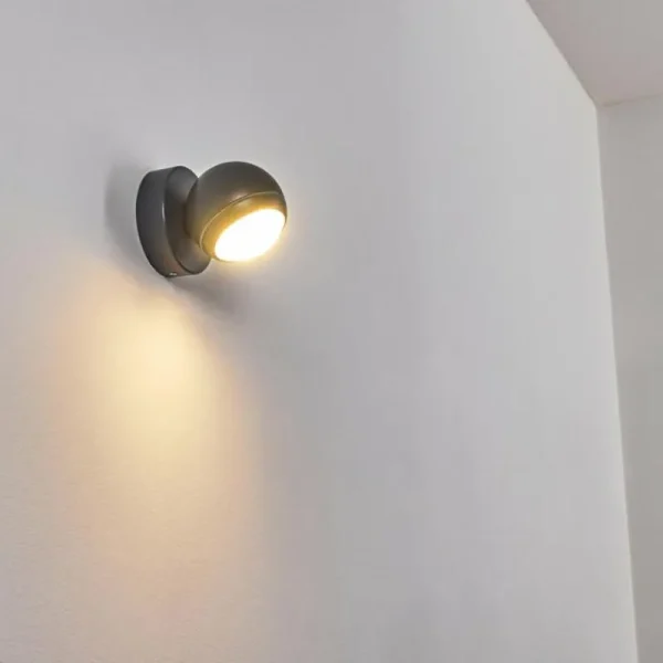 hofstein Applique murale d'extérieur Kapowai LED Anthracite, 1 lumière* Lampes Modernes