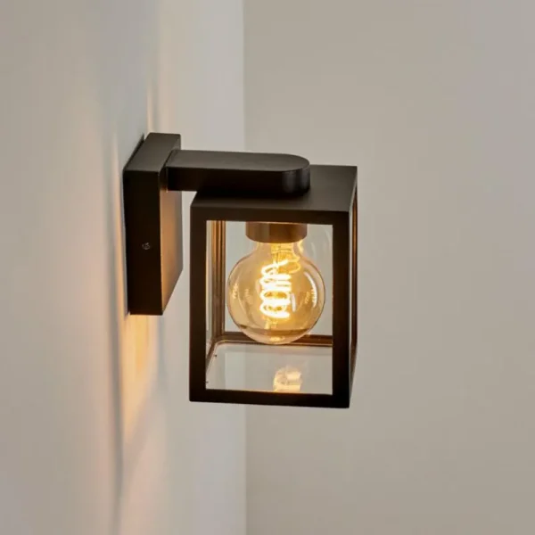 hofstein Applique murale d'extérieur Terioja Noir, 1 lumière* Lampes Modernes