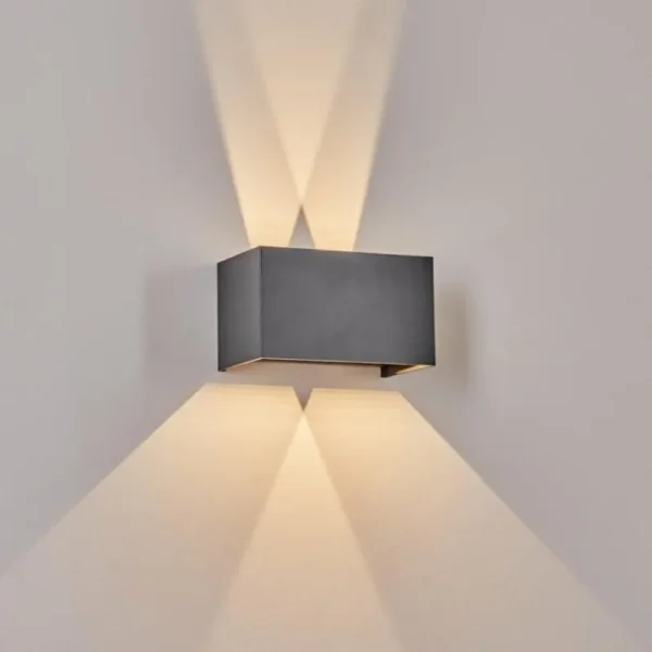 hofstein Applique murale d'extérieur Tamarin LED Anthracite, 1 lumière* Lampes Modernes