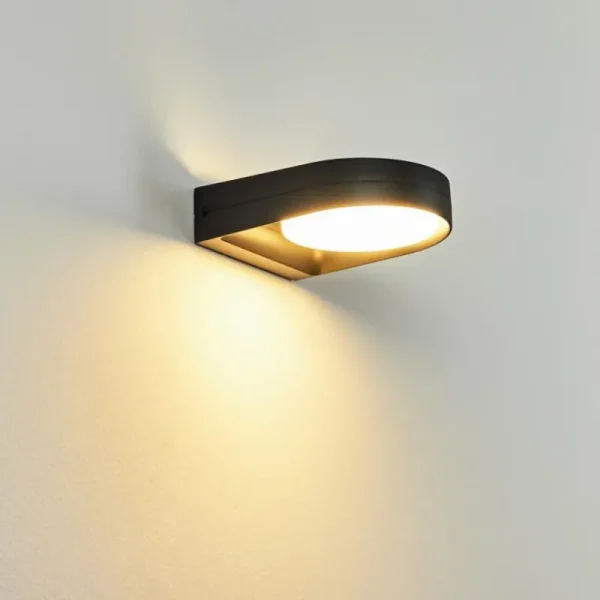 hofstein Applique murale d'extérieur Falatasa LED Anthracite, 1 lumière* Lampes Modernes