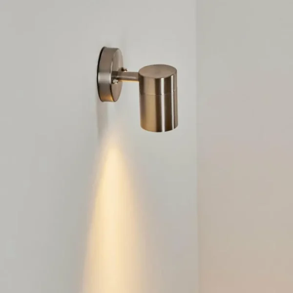 hofstein Applique murale d'extérieur Corneda Acier inoxydable, 1 lumière* Lampes Modernes