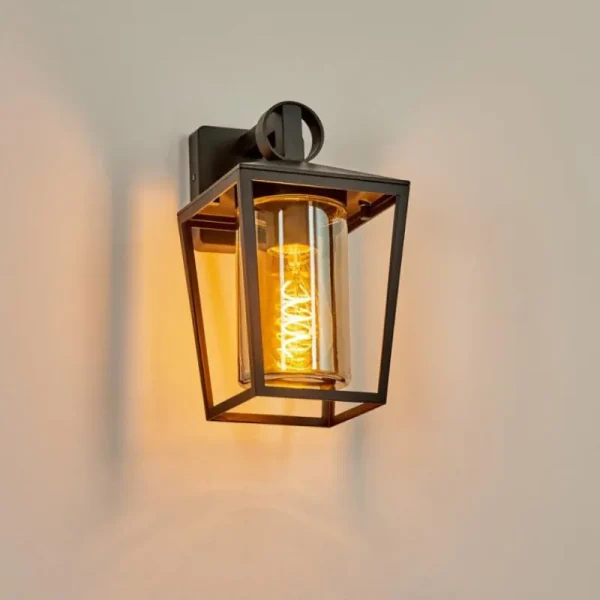 hofstein Applique murale d'extérieur Heinonen Noir, 1 lumière* Lampes Modernes
