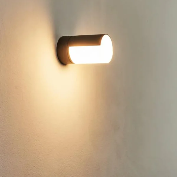 hofstein Applique murale d'extérieur Baulund LED Noir, 1 lumière* Lampes Modernes