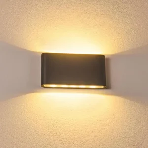 hofstein Applique murale d'extérieur Tinglev LED Anthracite, 2 lumières* Lampes Modernes