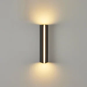 hofstein Applique murale d'extérieur Rotterdam LED Noir, 1 lumière* Lampes Modernes