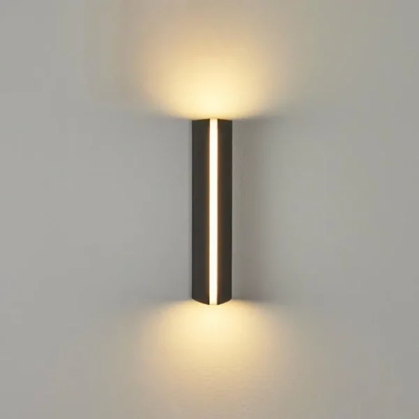 hofstein Applique murale d'extérieur Rotterdam LED Noir, 1 lumière* Lampes Modernes