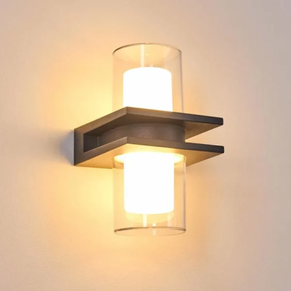 hofstein Applique murale d'extérieur Kekenis LED Anthracite, 1 lumière* Lampes Modernes