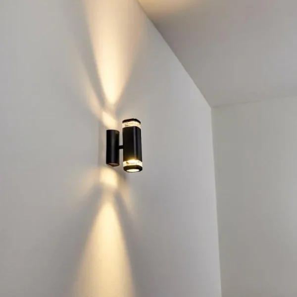 hofstein Applique murale d'extérieur Corneda Noir, 1 lumière* Lampes Modernes