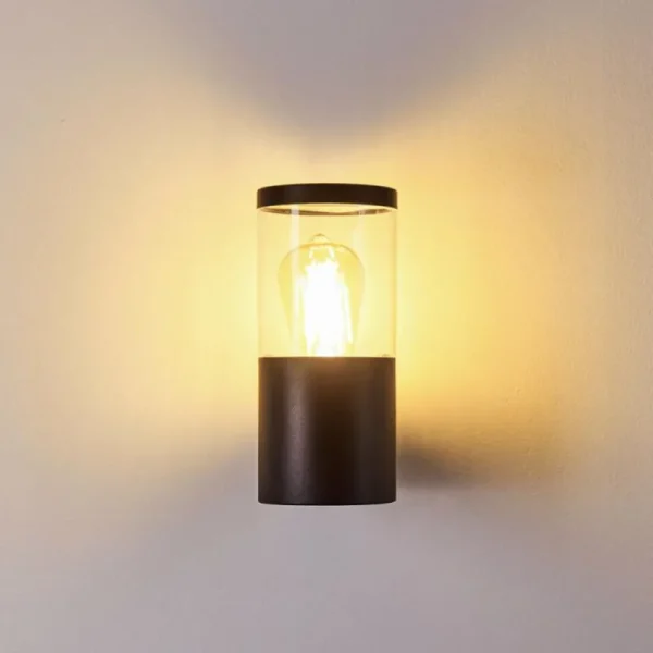 hofstein Applique murale d'extérieur Bodio Noir, 1 lumière* Lampes Modernes