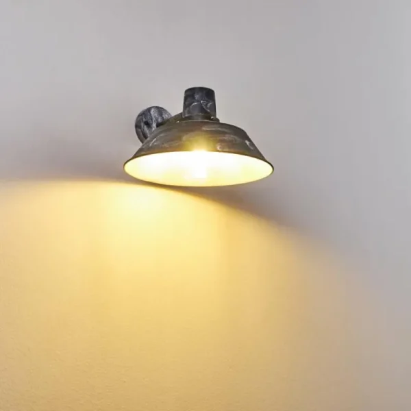 hofstein Applique murale d'extérieur Maloja Gris, Blanc, 1 lumière* Lampes Modernes
