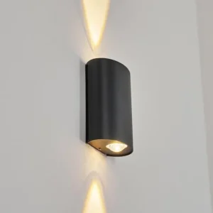 hofstein Applique murale d'extérieur Oiba LED Gris, 1 lumière* Lampes Modernes